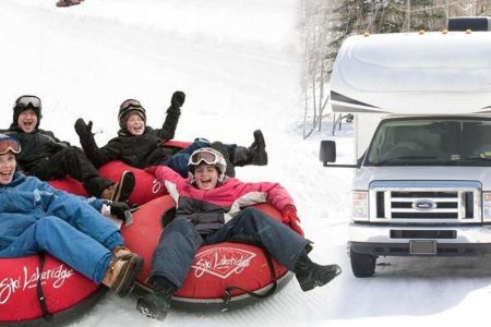 Toronto: Snow Tubing RV-Motorhome Tour